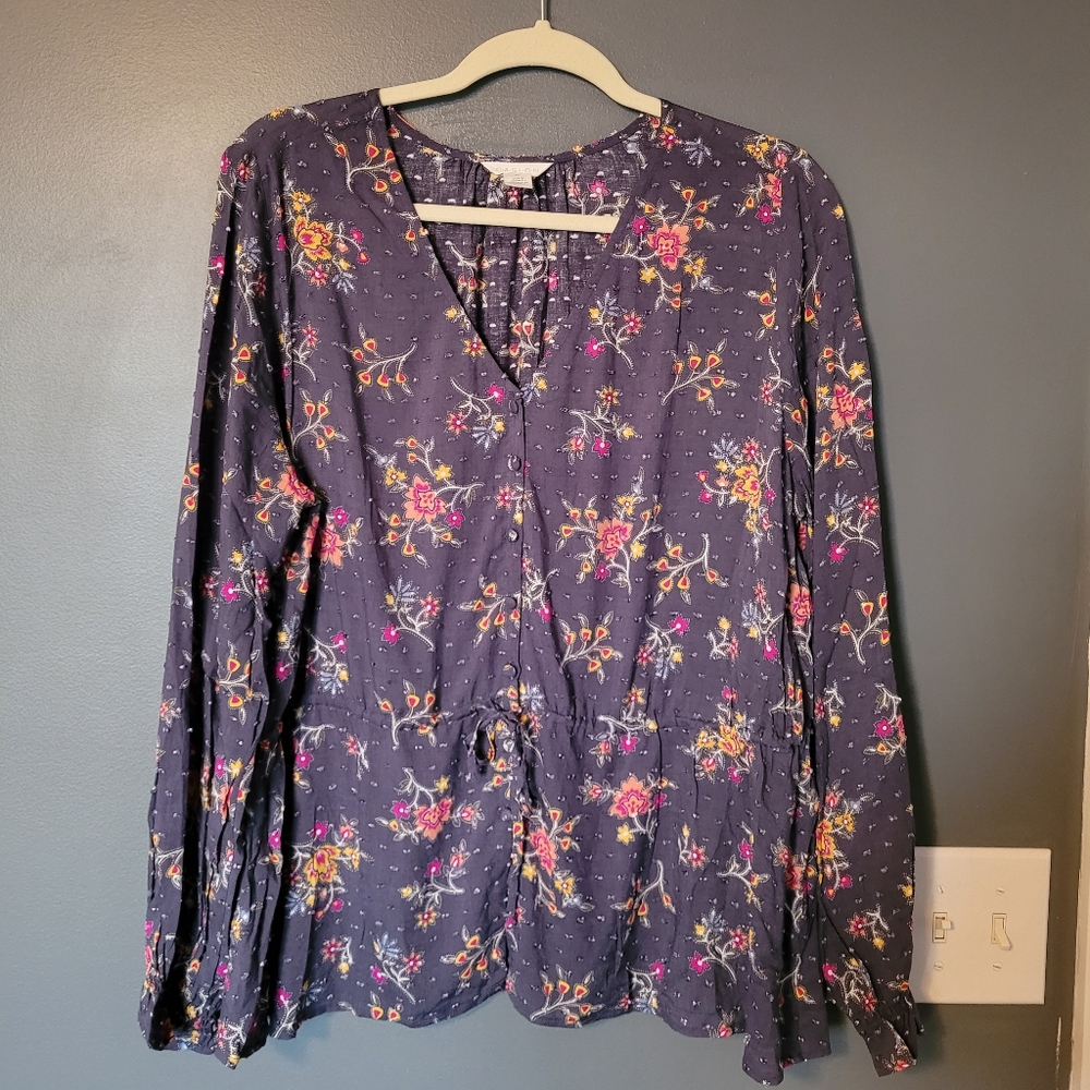 Caslon Floral Top